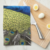 Mooie Peacock Theedoek (Quarter Fold)