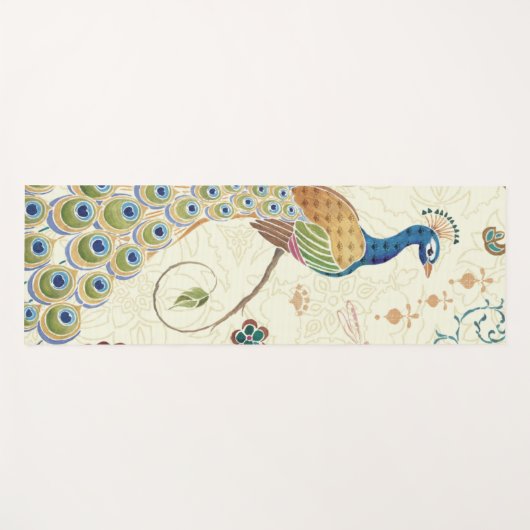 Mooie Peacock Yogamat (Voorkant (horizontaal))