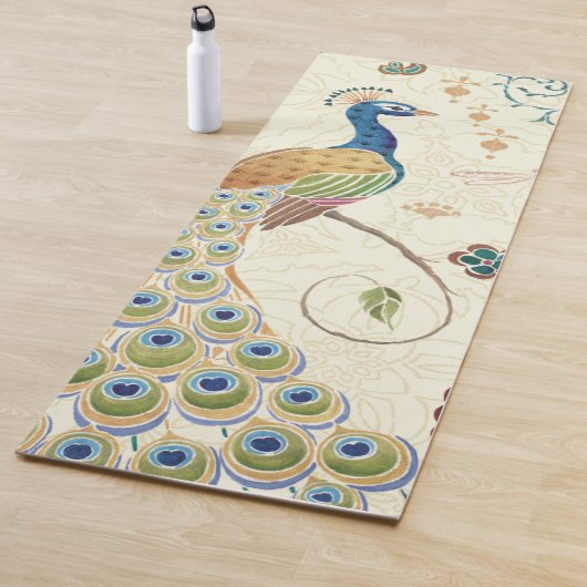 Mooie Peacock Yogamat (In situ)