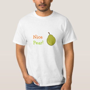Mooie peer! fruitig ontwerp t-shirt