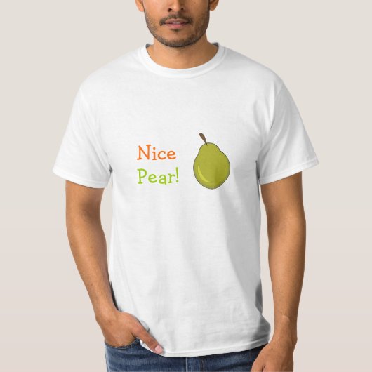 Mooie peer! fruitig ontwerp t-shirt (Voorkant)