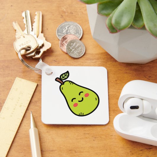 Mooie Peer Sleutelhanger (Bureau)