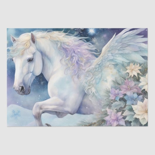 Mooie Pegasus 1 decoupage tissue papier (Voorkant)