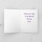 Mooie Pelikaan Verjaardagskaart Kaart (Binnen)