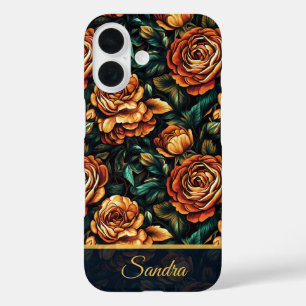 Mooie Pensioen Cadeau Roos Bloemstuk Op Maat iPhone 16 Hoesje