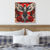 Mooie penting canvas afdruk (Insitu (Slaapkamer))