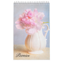 Mooie Peonies Wall Agenda Kalender