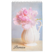 Mooie Peonies Wall Agenda Kalender (Hoes)