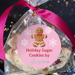 Mooie peperkoek man snoepjes koekjes cadeau labels