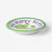 Mooie peren cartoon illustratie papieren kommen (Gebogen)