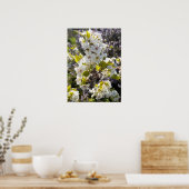 Mooie perenboom Blossom Vloertuintuinen Poster (Keuken)