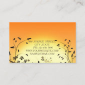 Mooie, perfecte Geweldige zonsopgang Visitekaartje (Achterkant)