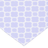 Mooie Periwinkle Quatrefoil Pattern Spring Tafelkleed (Gekanteld)