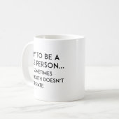 Mooie persoon koffiemok (Voorkant links)