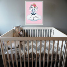Mooie Persoonlijke Baby Olifant Slaapkamer voor Pa