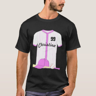 Mooie Persoonlijke Baseball Baby T-shirt 