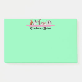 Mooie Persoonlijke Bunny-schrijfwaren Kleverige Po Post-it® Notes
