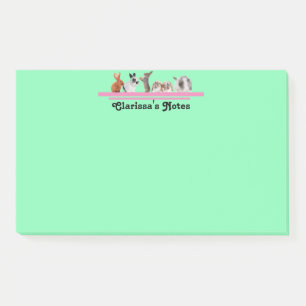 Mooie Persoonlijke Bunny-schrijfwaren Kleverige Po Post-it® Notes