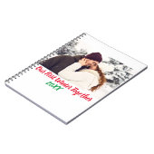 Mooie Persoonlijke Foto en Tekst Modern Notitieboek (Linkerzijde)