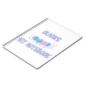 Mooie Persoonlijke Kinderen Krabbelworm Tekening Notitieboek (Linkerzijde)