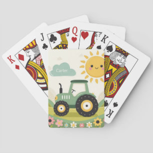 Mooie, persoonlijke tractor/boerderij pokerkaarten