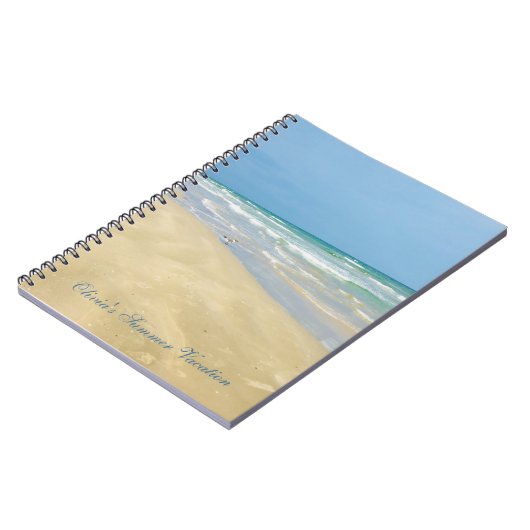 Mooie persoonlijke zomervakantieband foto notitieboek (Linkerzijde)