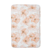 Mooie Perzik Bloemen Badmat (Voorkant Verticaal)