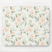 Mooie Perzik Bloemen Muismat (Voorkant)