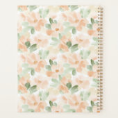 Mooie Perzik Bloemen Planner (Achterkant)