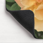 Mooie perzik gekleurde Rozen Muismat (Hoek)