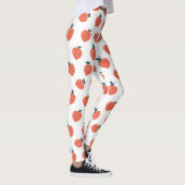 Mooie Perzik Patroon Leggings (Rechts)