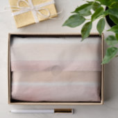 Mooie perzik roze crèmestrepen tissuepapier (Geschenk)