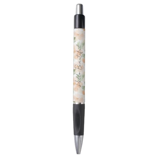 Mooie perzikbloemen pen (Voorkant Verticaal)