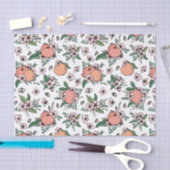 Mooie Perziken & Perzikbloesem Bloemmotief Tissuepapier (Craft)