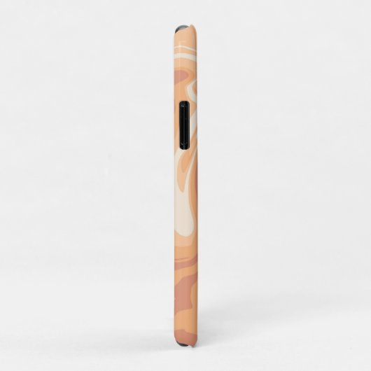 Mooie Perzikkrullen Case-Mate iPhone Case (Achterkant/rechts)