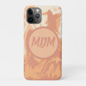 Mooie Perzikkrullen Case-Mate iPhone Case (Achterkant)