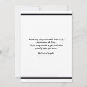 Mooie Pet Dog Cat Heart Sympathie Flat Kaart (Achterkant)