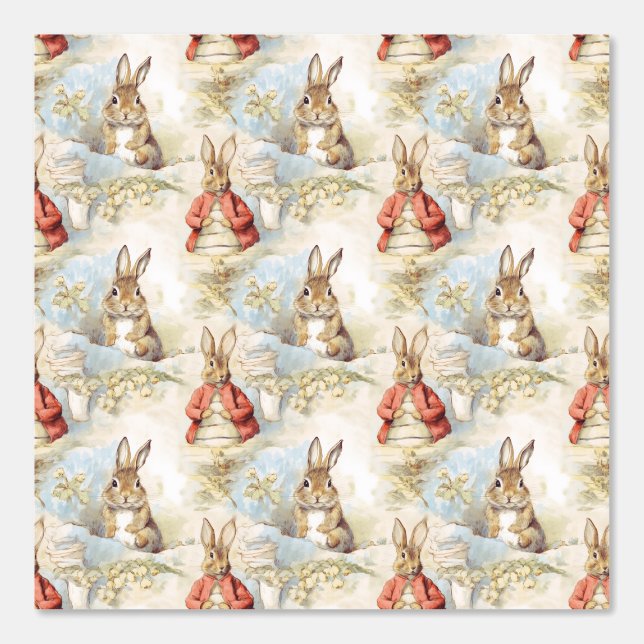 Mooie Peter Rabbit Behang (Voorkant)