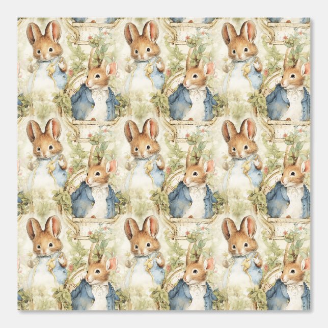 Mooie Peter Rabbit Behang (Voorkant)