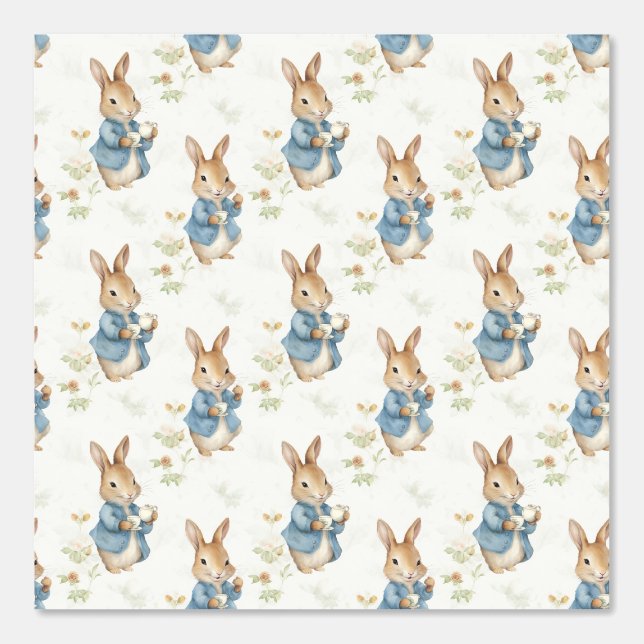 Mooie Peter Rabbit Behang (Voorkant)