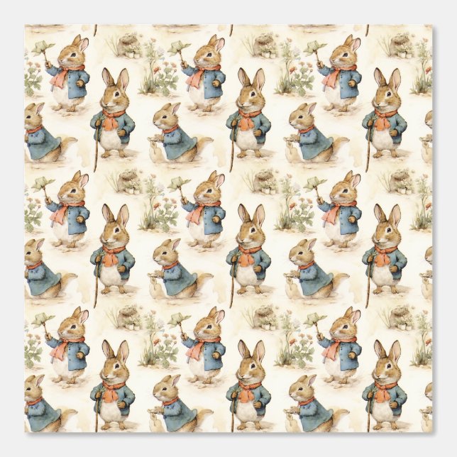 Mooie Peter Rabbit Behang (Voorkant)