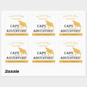 Mooie Petten van Afstudeerder Pet 2024 Afstuderen Vierkante Sticker (Vel)