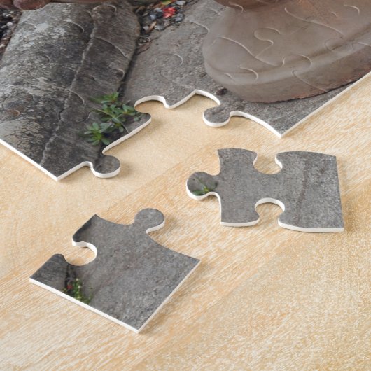 Mooie petunia planter legpuzzel (Zijkant)