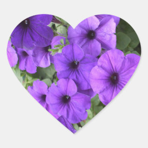 Mooie Petunia's Hart Sticker