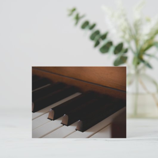 Mooie Piano Briefkaart (Staand voorkant)