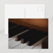 Mooie Piano Briefkaart (Voorkant / Achterkant)