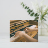 Mooie piano briefkaart (Staand voorkant)
