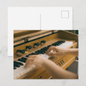 Mooie piano briefkaart (Voorkant / Achterkant)