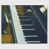 Mooie piano cadeaupapier (Vlak)