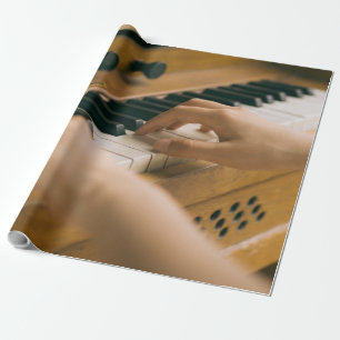 Mooie piano cadeaupapier
